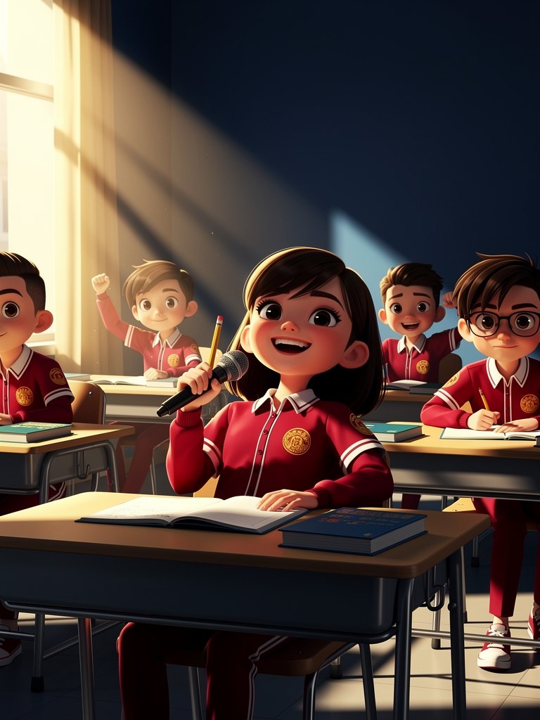 After School Program at Wushu Unlimited, animated illustration
