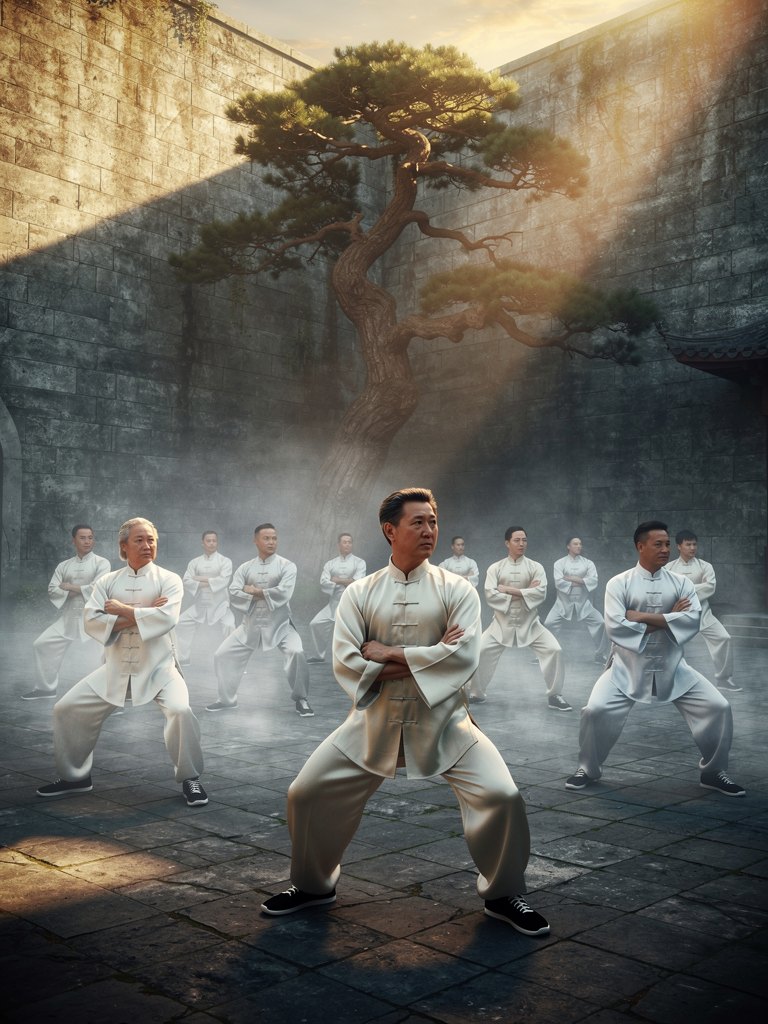 Taiji at Wushu Unlimited, animated illustration