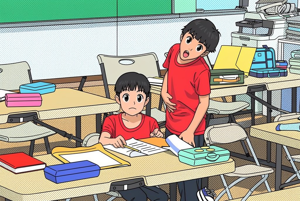 After School Program at Wushu Unlimited, anime illustration